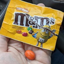 Man stumped by find in M&M packet on Halloween