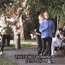 Bill Shorten, Phoebe Buffay running
