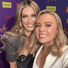 Hannah Sinclair reported on Eurovision in 2026 with Delta Goodrem