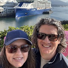 Scott and Leanne Gordon, both 50Brisbane, Australia
@cruisingtravellers