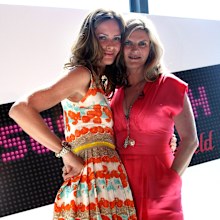 Style gurus Trinny Woodall and Susannah Constantine in Australia in 2008.