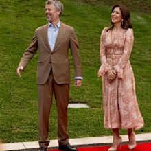 King Frederik and Queen Mary of Denmark in Melbourne on Wednesday March 18, 2026, during their state visit to Australia.