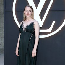 AVIGNON, FRANCE - MAY 22: Saoirse Ronan attends the Louis Vuitton Cruise 2026 photocall at Palais Des Papes on May 22, 2025 in Avignon, France.  (Photo by Antoine Flament/Getty Images)