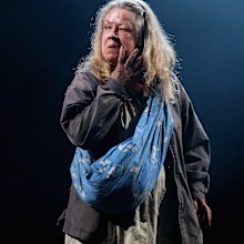 Noni Hazlehurst performs a scene from Mother at Belvoir Street Theatre on January 24, 2018 in Sydney, Australia.