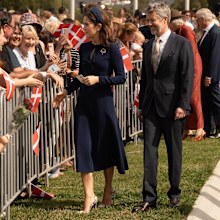 Queen Mary and King Frederik of Denmark in Canberra during their state visit to Australia, Monday March 16 2026.