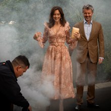 King Frederik and Queen Mary of Denmark in Melbourne during their state visit to Australia, Wednesday March 18, 2026.