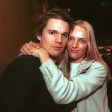 Ethan Hawke and Uma Thurman at the 2000 Sundance Film Festival in Park City, Utah