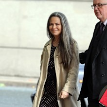Koo Stark, ex partner of Prince Andrew, appears at West London Magistrates Court in connection with an alleged theft, reportedly of a £50,000 painting.. Picture date: Friday October 5, 2012. See PA story COURTS Stark. Photo credit should read: Lewis Whyld/PA Wire