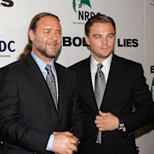 Russell Crowe and Leonardo DiCaprio 