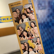 Photobooth photo from Ikea in Seoul, Korea