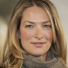 German model Tatjana Patitz poses during a photo call of German catalog company Otto in Hamburg, Germany, on Thursday, Dec. 14, 2006.  