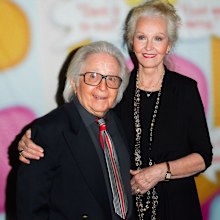 Arte Johnson and wife Gisela attend Still Laugh-In: A Toast to George Schlatter in 2013
