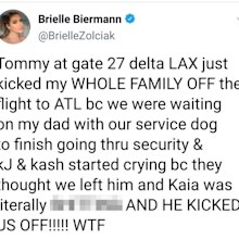 Brielle Biermann Twitter post