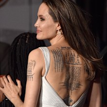 Angelina Jolie attends the premiere of Disney's "Dumbo" at El Capitan Theatre on March 11, 2019 in Los Angeles, California. 