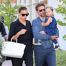 Bradley Cooper, Irina Shayk and daughter Lea 