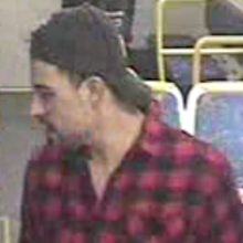  The alleged offender is described as Caucasian, with a dark backwards cap and red checked long sleeve shirt.