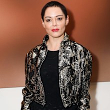 Rose McGowan attends a private view of Joe Corre's new exhibition "Ash From Chaos" at Lazinc on April 19, 2018 in London, England.