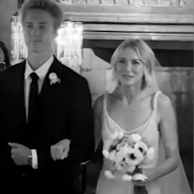Naomi Watts during her second wedding ceremony to Billy Crudup