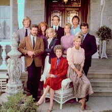 The cast from the premiere season of the primetime soap opera series Falcon Crest
