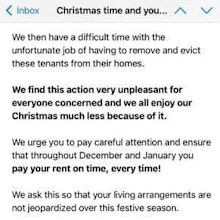 Christmas real estate email