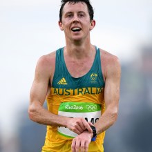 Liam Adams pictured at the Rio 2016 Olympics.