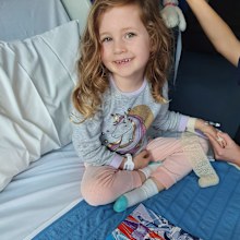 'We were in complete shock': Little Molly's sore ankle turned out to be cancer