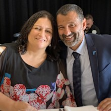 Adelina Nicolaci with her husband Joe.