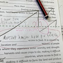 high school student text disability autism