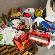 Kmart pantry organisation
