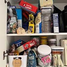 Kmart pantry organisation