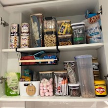 Kmart pantry organisation