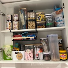 Kmart pantry organisation
