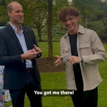 Prince William magic trick blue peter
