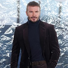MILAN, ITALY - SEPTEMBER 25: David Beckham attends the Boss fashion show during the Milan Womenswear Spring/Summer 2026 on September 25, 2025 in Milan, Italy. (Photo by Stefania D'Alessandro/WireImage)