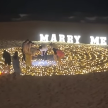 Proposal couple dropped ring Coogee Beach Instagram
