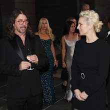 LOS ANGELES, CA - OCTOBER 18: Dave Grohl and Jordyn Grohl are seen on October 18, 2025 in Los Angeles, California.  (Photo by Hollywood To You/Star Max/GC Images) *** Local Caption ***Dave Grohl;Jordyn Grohl