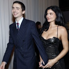 Timothée Chalamet and Kylie Jenner at the 31st Annual Critics Choice Awards at Barker Hangar on January 4, 2026 in Santa Monica, California.  