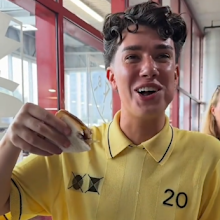 James Charles Bunnings Sausage sizzle