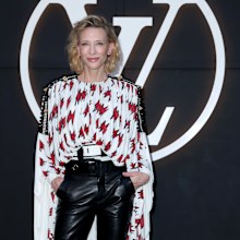 AVIGNON, FRANCE - MAY 22: Cate Blanchett attends the Louis Vuitton Cruise 2026 photocall at Palais Des Papes on May 22, 2025 in Avignon, France.  (Photo by Antoine Flament/Getty Images)
