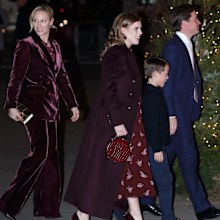 Zara Tindall, Princess Beatrice of York, Christopher Woolf and Edoardo Mapelli Mozzi 