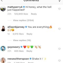 Courteney Cox, Matthew Perry, TikTok, comment, Instagram