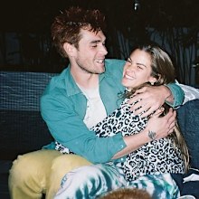 KJ Apa and girlfriend Clara Berry.