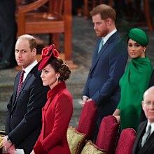 Prince William, Duke of Cambridge, Catherine, Duchess of Cambridge, Prince Harry, Duke of Sussex and Meghan, Duchess of Sussex attend the Commonwealth Day Service 2020 on March 9, 2020 in London, England. (Photo by Phil Harris - WPA Pool/Getty Images)