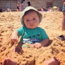 Alex in the sand NDIS podcast