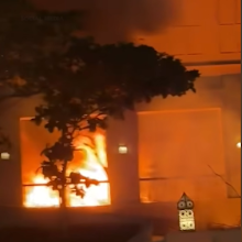 Dubai hotel explosion in missile strike