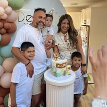 Lana's little boy Destan is now one. 