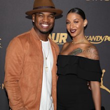 Ne-Yo and Crystal Renay attend DJ Khaled's Birthday Presented by CÎROC and Fox in 2017 in Beverly Hills, California. 