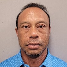 Tiger Woods at the Martin County Sheriff's Office.