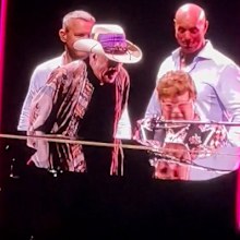 Elton John and Molly Meldrum
