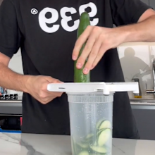 Logan reveals the recipe to his 'cucumber sushi' snack to millions